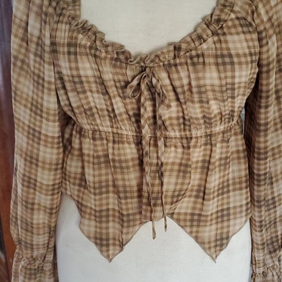 Charming plaid crop top CUTE - Picture 8 of 10